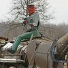 TIN MEN : TIN MEN : The original "Ruffnecks". 
I stumbled upon this interesting photo-op purely by accident while out on a drive in the countryside desperately looking for anything to shoot. These stoic but handsome, full-size "Oil-Patch" workers were found scattered randomly about a number of still producing, low pressure oil fields covering several square miles in and about the town of Oil Springs, Ontario. According to the history books, this is the location where it all began, the first commercial oil well production in North America that subsequently started the global search for the black gold and where the Age of Oil all began.
These remarkable full size steel figures were constructed by a local folk artist; Murray Watson (see link below). I understand that each one of these handsome fellas are modelled after real people (past & present) residing in the local area. 

Folk Art Statues by Murray Watson of Oil Springs Ontario:  http://www.petroliaheritage.com/oilSprings.htm